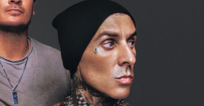 O baterista do Blink-182, Travis Barker